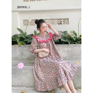 ĐẦM BABYDOLL HOA CỔ BÈO
