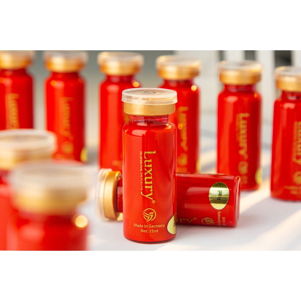 MỰC PHUN XĂM MÀY, MÔI, MÍ LUXURY CHÍNH HÃNG ĐỨC - 15ML