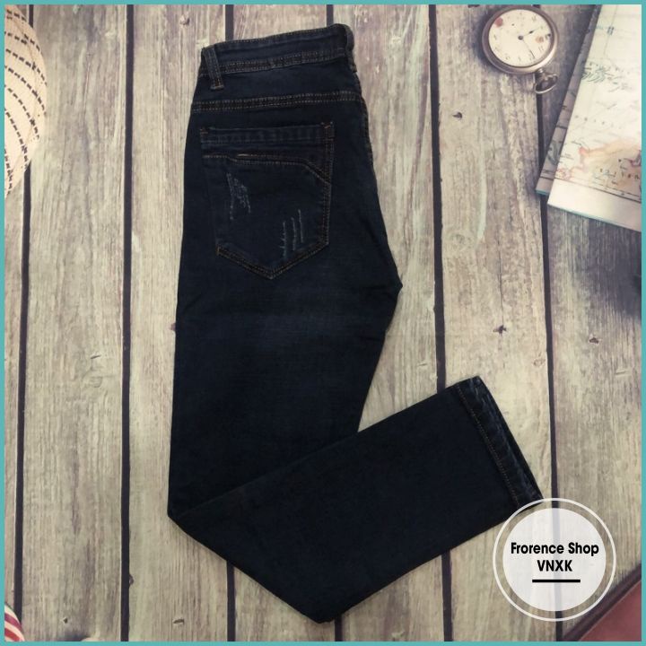 Quần jean bé trai từ 5-14 tuổi,quần jean dài trẻ em dây kéo ,chất thun co giãn thoải mái size 24- 40 kg