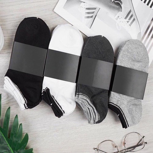 Tất Trơn Nam Nữ Cổ Ngắn Cao Cấp Chống Hôi Chân Thời Trang Basic