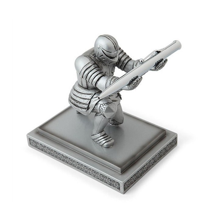 Chặn giấy để bàn làm việc kiêm giá đỡ bút hiệp sĩ Knight pen holder DCB072