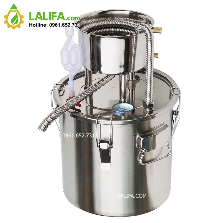 Nồi chưng cất 22 lít nước hoa hồng tinh dầu đa năng