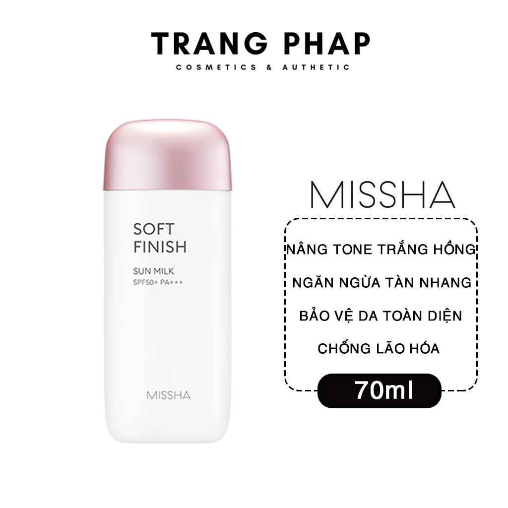 Kem chống nắng Missha Soft Finish 70ml