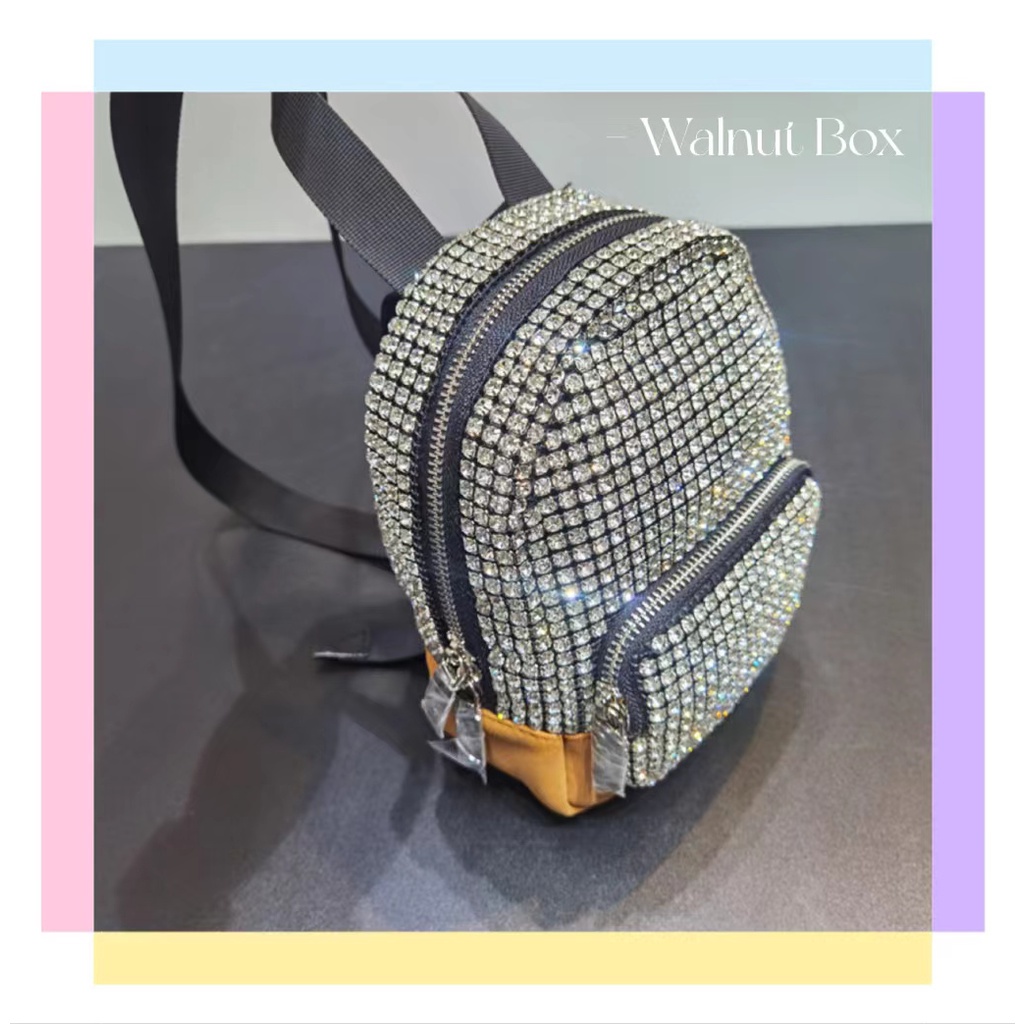 Túi Đeo Chéo mini Đính Đá Thời Trang 2023 Cho Nữ