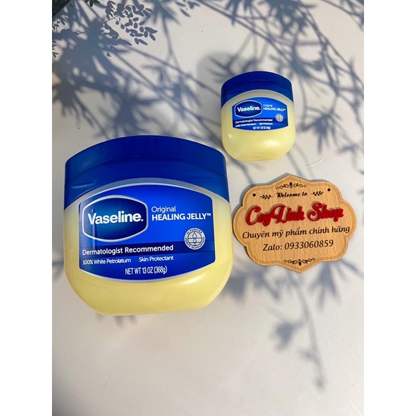 Sáp dưỡng da VASELINE Original chống nứt nẻ da 368g - 49g Hàng Mỹ