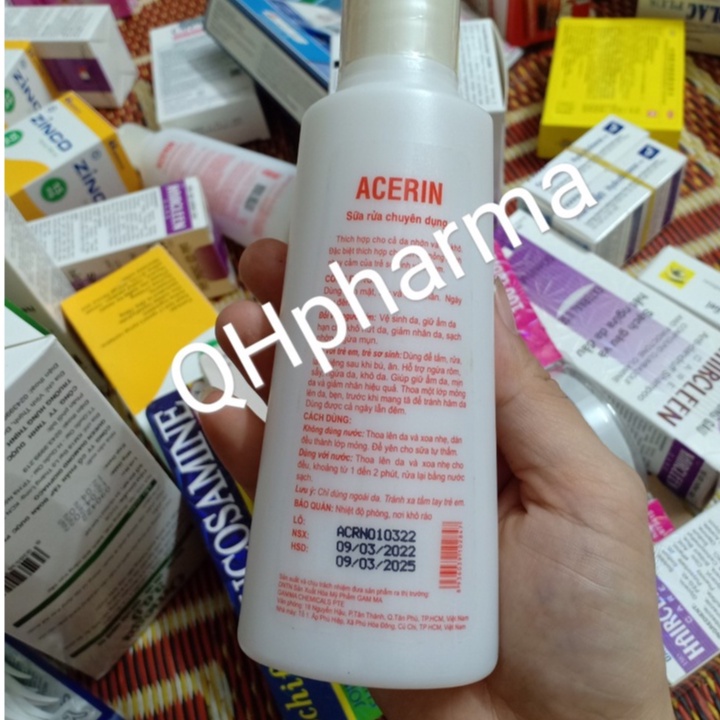 Sữa rửa mặt ACERIN 155ml dành cho da nhạy cảm