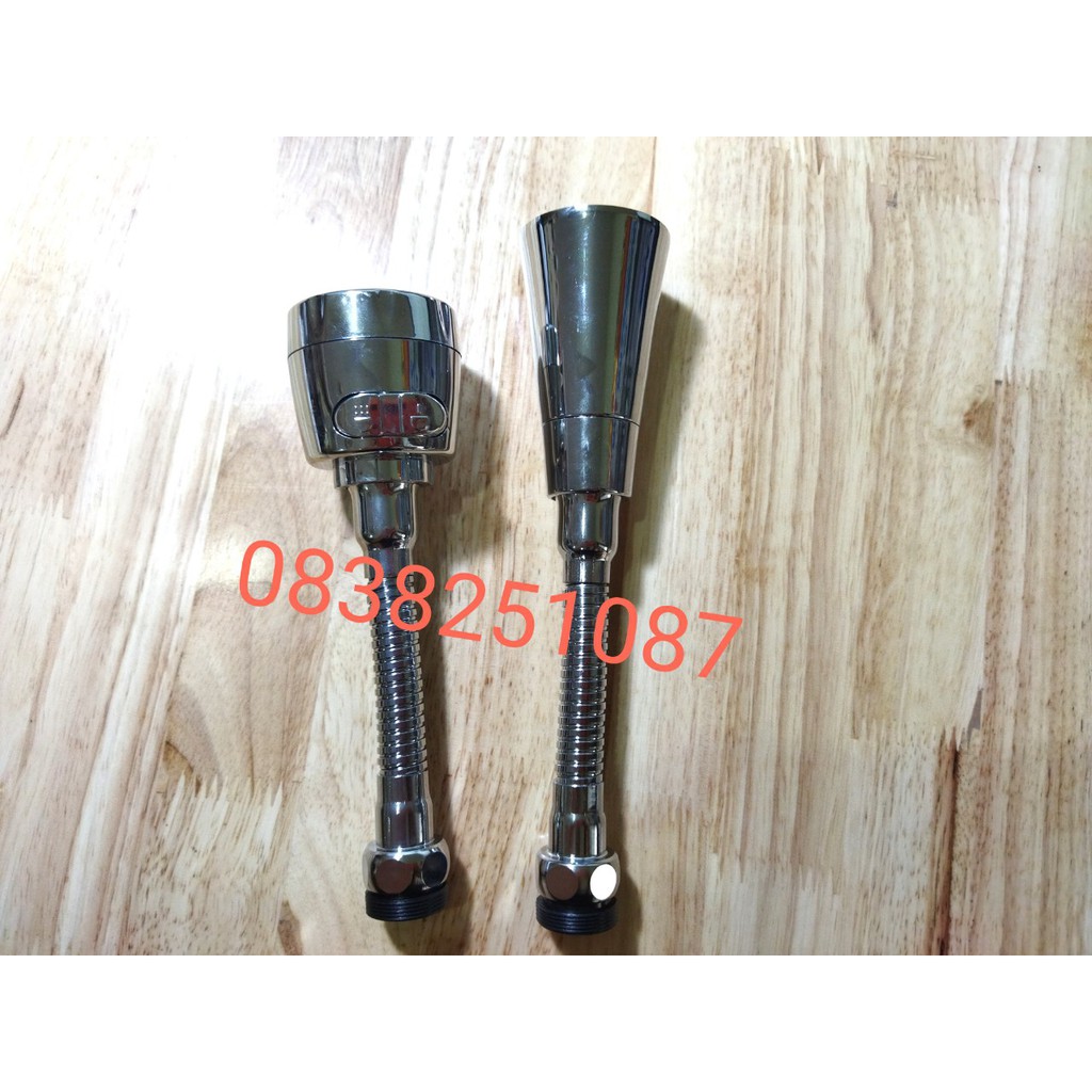 Đầu vòi rửa chén bát tăng áp xoay 360 độ