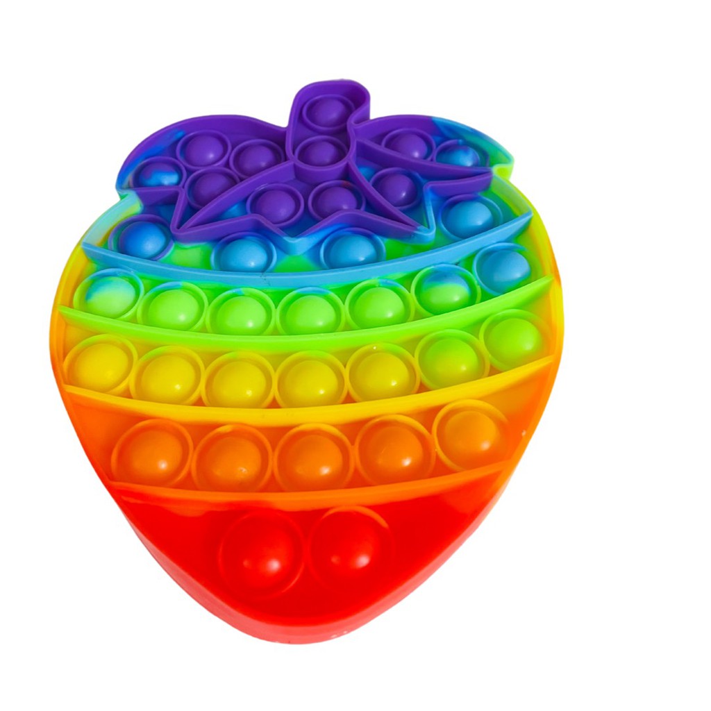 Pop it among us giá rẻ đồ chơi ấn bong bóng cầu vồng giải trí, giảm căng thẳng