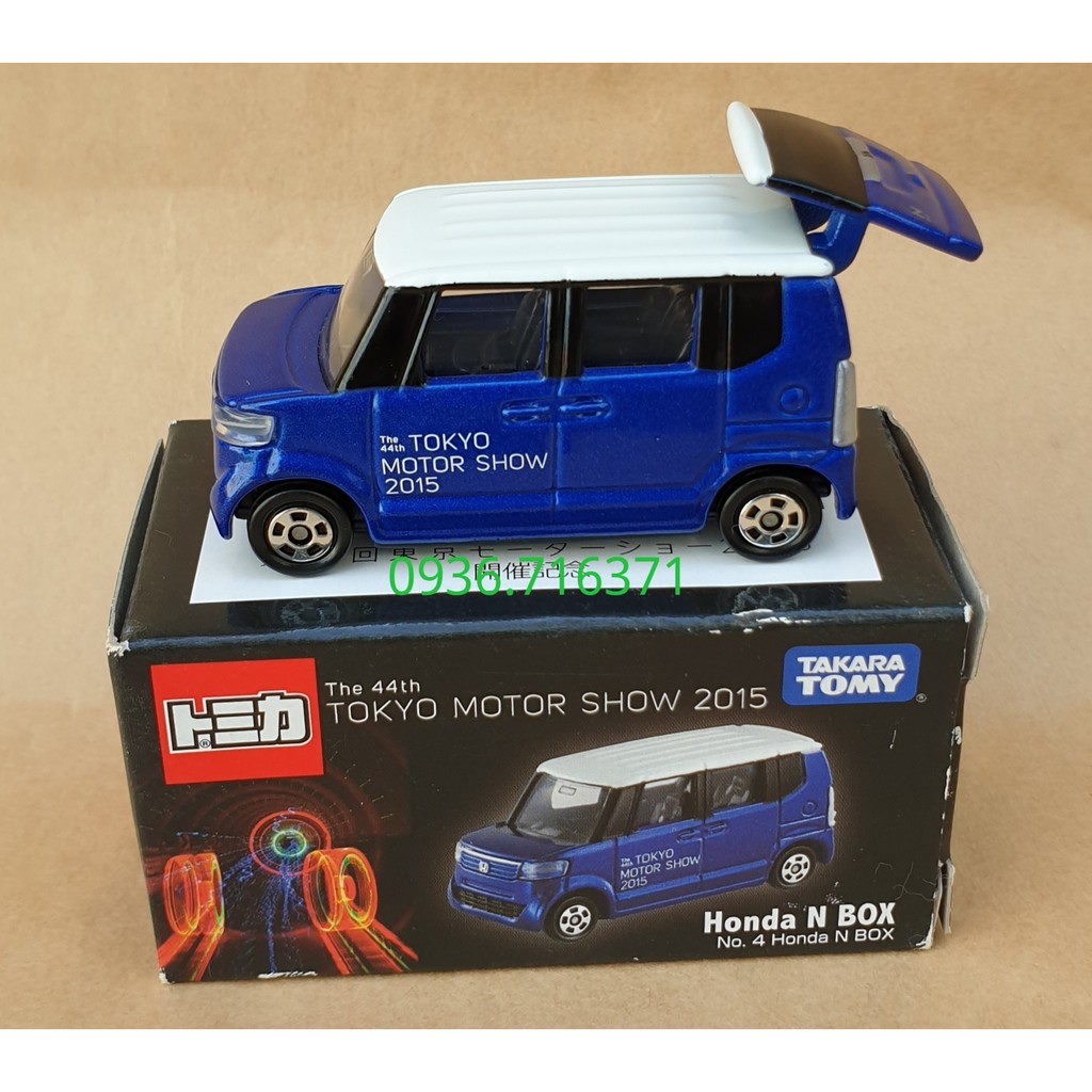 Mô hình xe H.Da mở được cốp sau tomica Nhật Bản, bản kỉ niệm Tokyo Motor Show lần thứ 44 năm 2015 (Hộp hơi cũ)