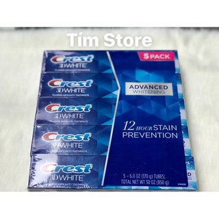 Kem đánh răng Crest 3D White Advanced Whitening