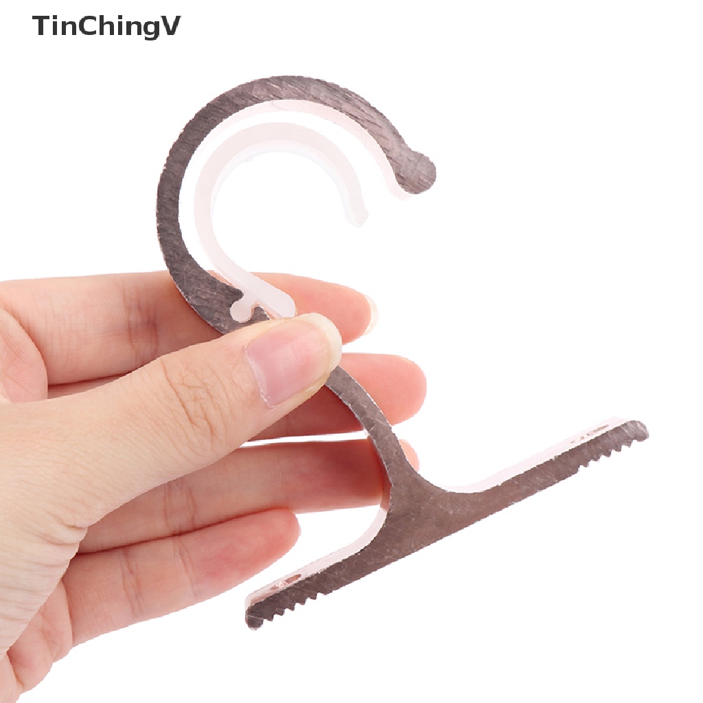 Bộ 2 Móc Treo Rèm Cửa Bằng Thiếc Dày Dặn Tiện Dụng Cho Gia Đình