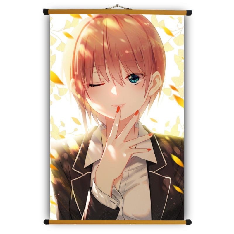 Poster Vải Nakano Ichika Anime GoToubun no Hanayome
