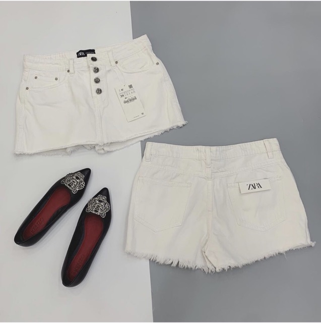Quần váy jeans dư xịn - 01màu trắng