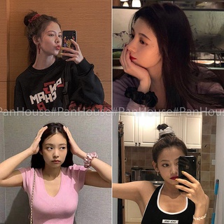 Dây buộc tóc Scrunchies Lụa Satin Bóng panhouse