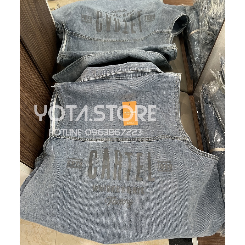 Áo khoác jeans gile - KB67