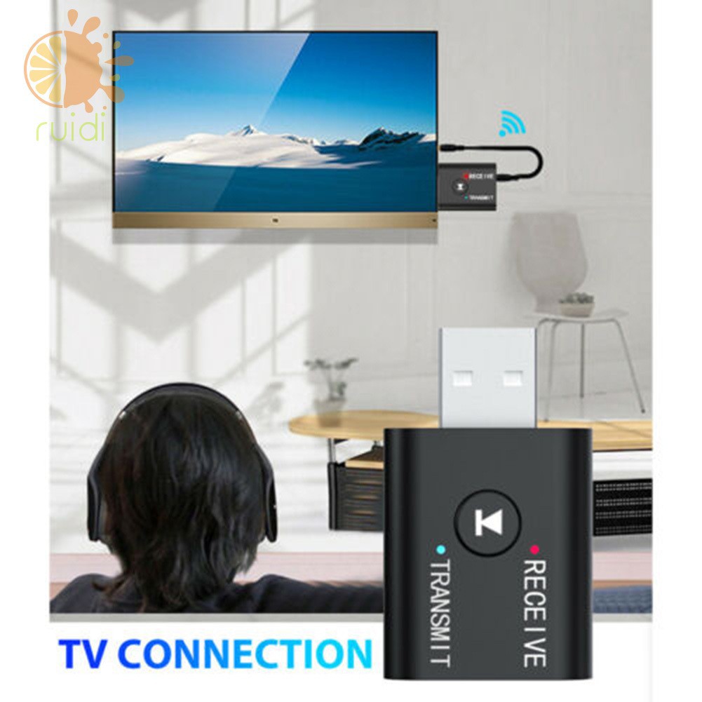 ▩✠❃Usb Bluetooth 5.0 Chuyển Đổi Âm Thanh 3.5mm Cho Tv Pc Xe Hơi Aux