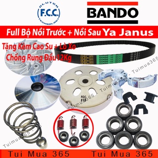 Combo bộ nồi trước, nồi sau, dây curoa, bi nồi cho yamaha janus - freego