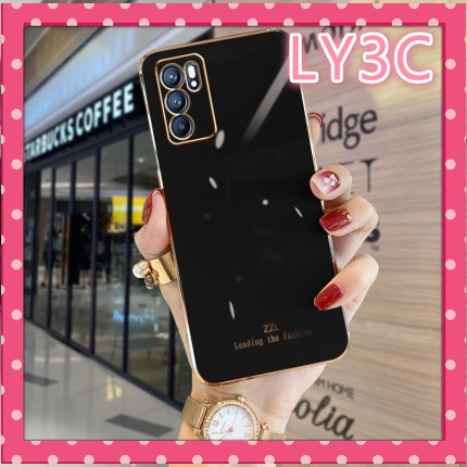 Ốp Điện Thoại Silicone Mềm Mạ Điện LY3C Cho OPPO Reno 6Z 5G / A16 / Reno 6 / Reno 5 / Reno 5F / Reno 4