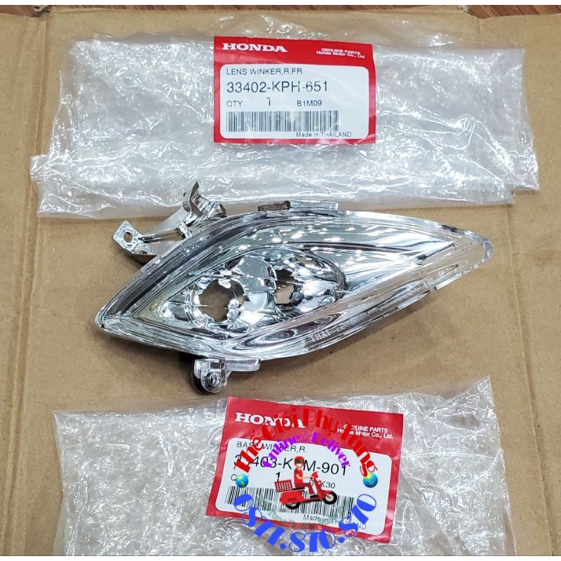 Đế, chụp xi nhan trước Future 2 zin mới - 33403KTM901/ 33402KPH651/ 33453KTM901/ 33452KPH651