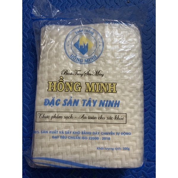 ( 500g) Bánh tráng cuốn siêu mỏng Hồng Minh đặc sản tây ninh
