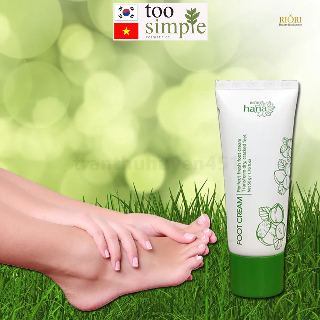 Kem Dưỡng Da Chân  RIORI HANA FOOT CREAM