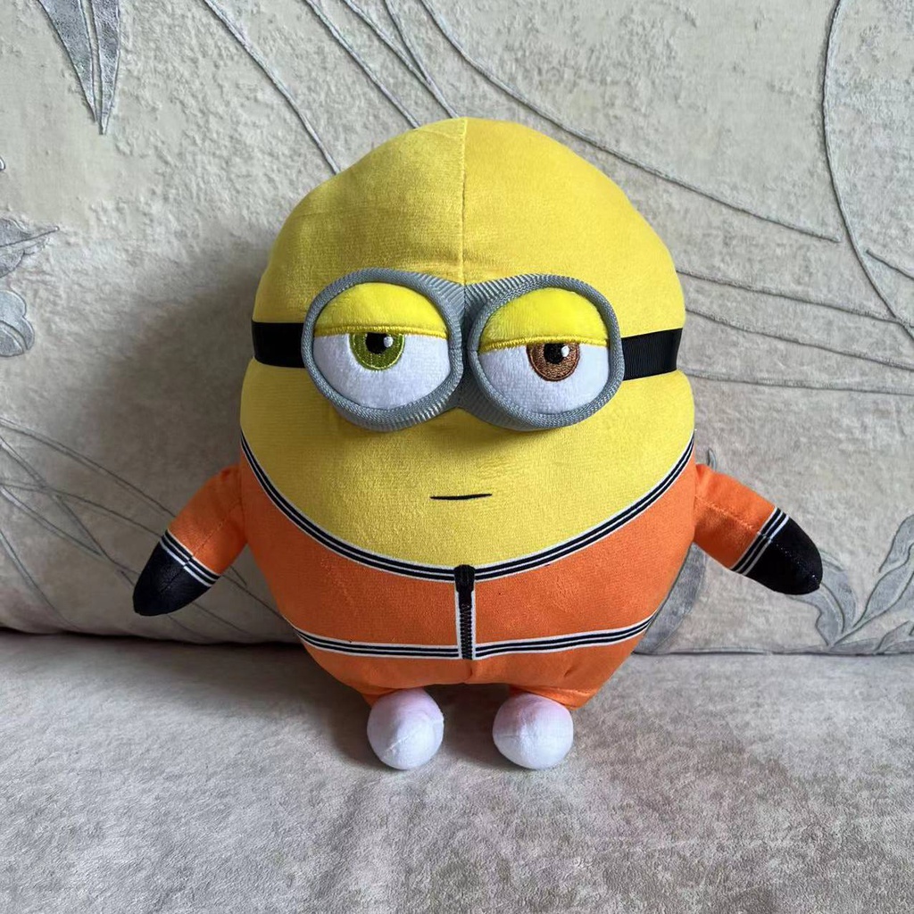 Búp Bê Nhồi Bông Hình Minions Mặc Đồng Phục Dễ Thương Cho Bé