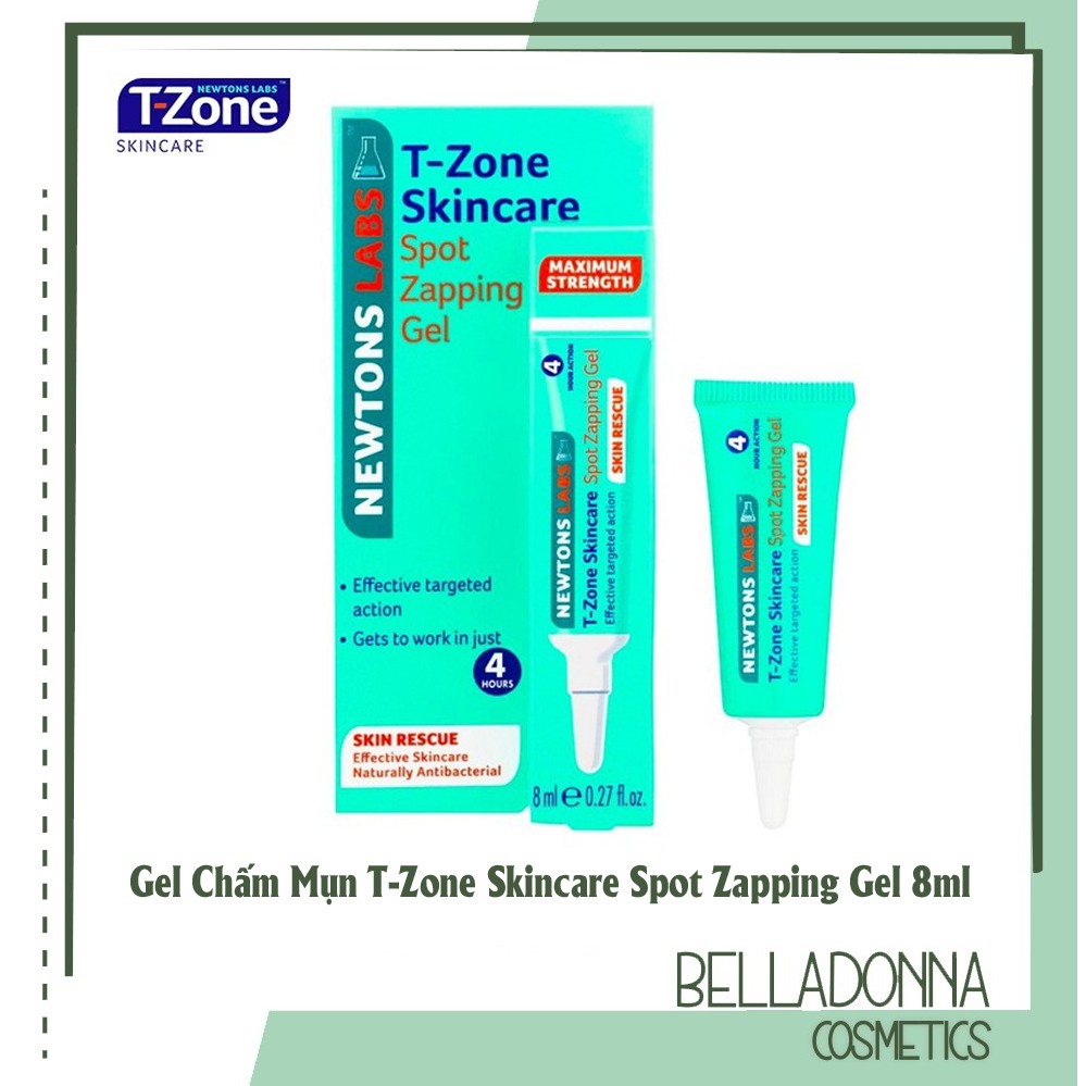 Gel Chấm Mụn T-Zone Skincare Spot Zapping Gel 8ml