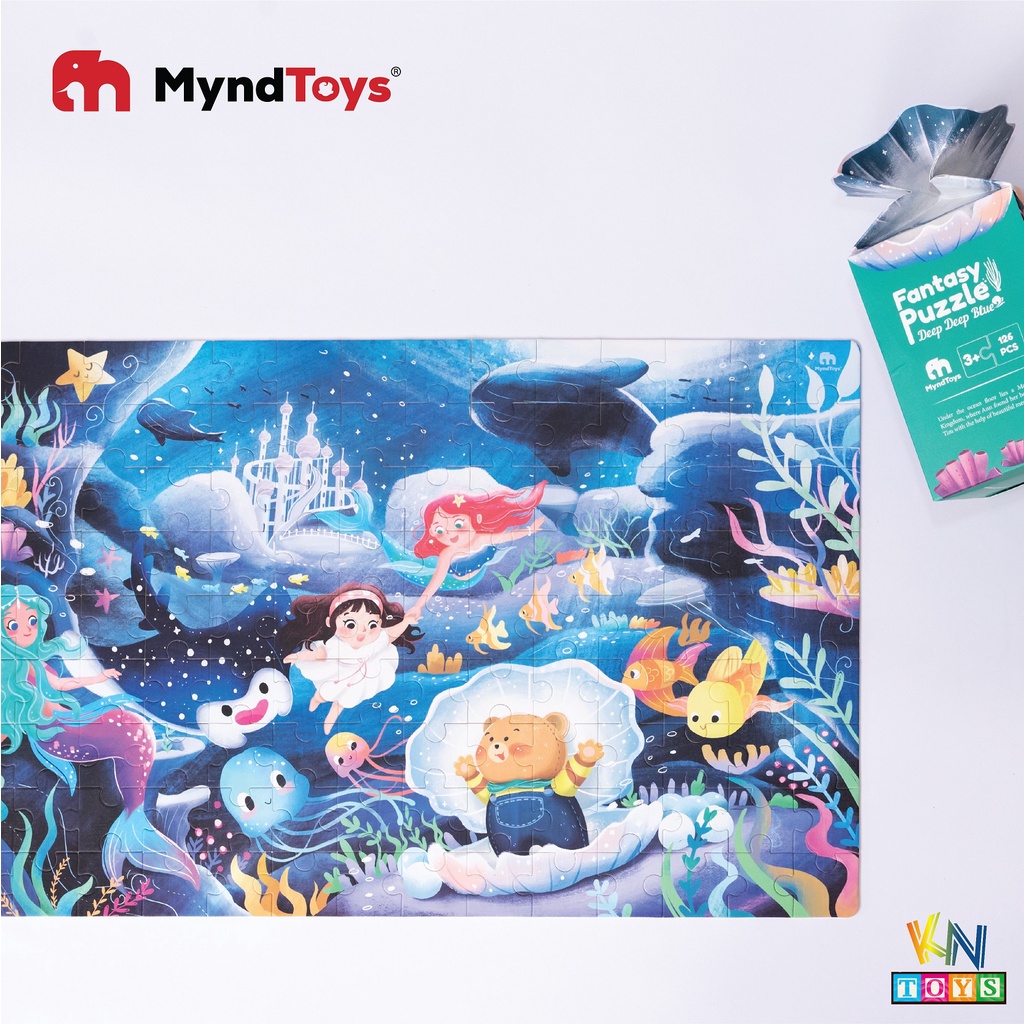 Đồ Chơi Xếp Hình MyndToys - Fantasy Puzzle (126 mảnh ghép cho Bé Từ 3 Tuổi)