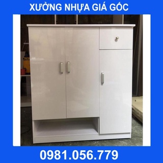 Tủ nhựa giầy dép 3 cánh hở đáy TG08
