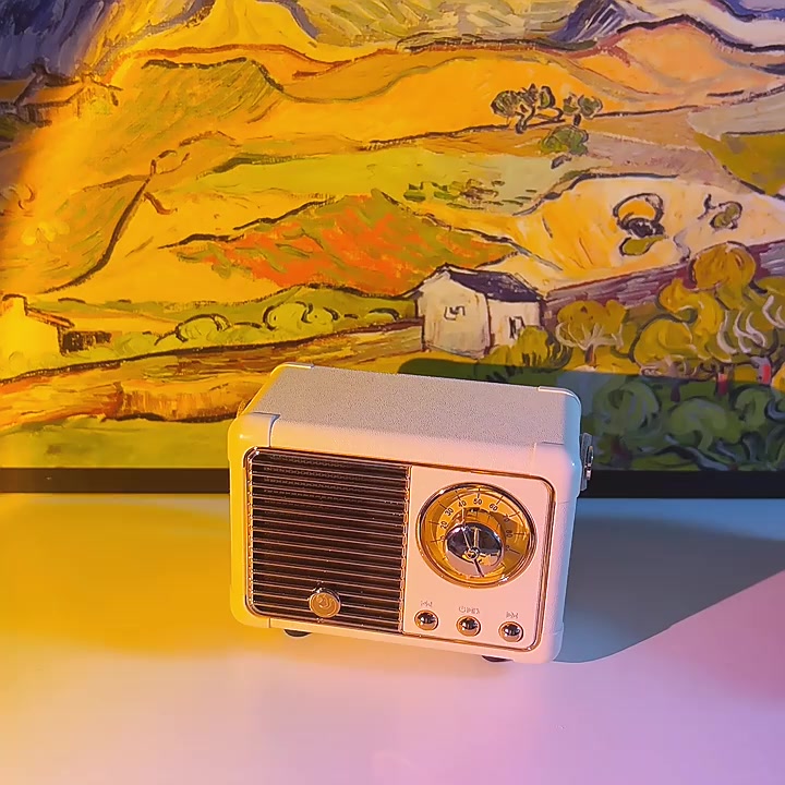 Loa Bluetooth HM11 Không Dây Phong Cách Vintage Hỗ Trợ FM/AM/SW | BigBuy360 - bigbuy360.vn