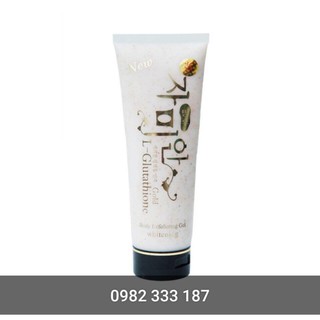 Kem tắm và tẩy tế bào chết L- glutathione whitening
