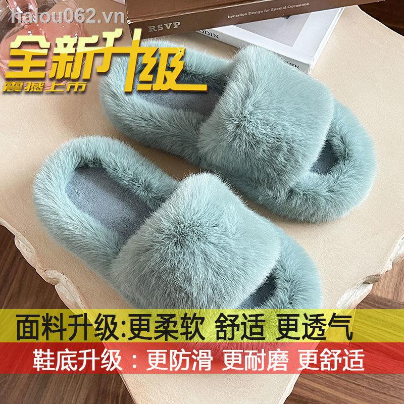 Dép Cotton Đế Dày Thời Trang Thu Đông Mới 2021