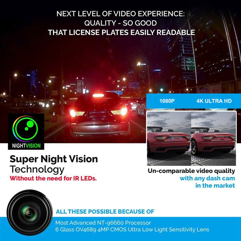 Máy quay hành trình azdome DVR GPS WiFi cho xe hơi | BigBuy360 - bigbuy360.vn