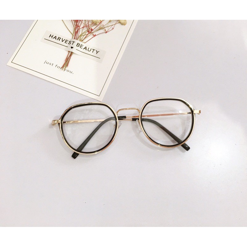 [GIÁ HỦY DIỆT] Mắt Kính Tròn Gọng Sắt Phong Cách Retro sang chảnh SIÊU HOT DC220
