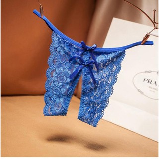 Quần lót nữ sexy xẻ đáy chip ren lọt khe không đũng gợi cảm 2211