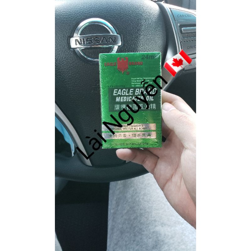 ( Hàng Canada ) Dầu gió nước xanh hiệu con ó Eagle Brand