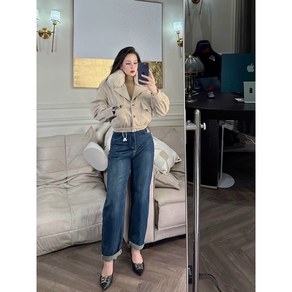 ☘️ÁO KHOÁC DA NHUNG LÓT LÔNG QUẢNG CHÂU☘️