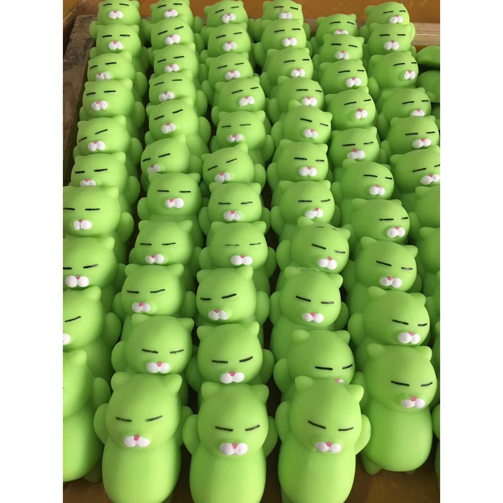 Squishy mochi dễ thương giải trí xả stress, mềm bóp đã-Squishy Mochi Hình Thú Dễ Thương