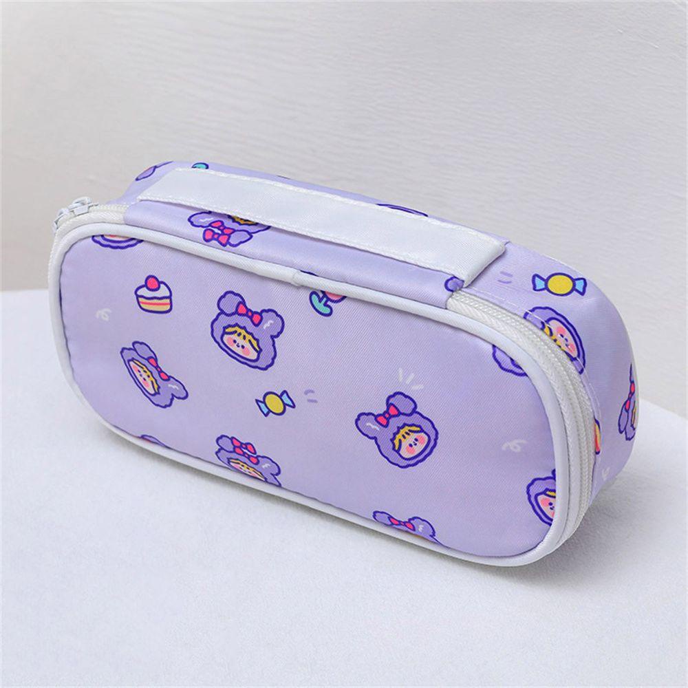 Túi Đựng Bút Sức Chứa Lớn Họa Tiết Hoạt Hình Dễ Thương Cho Học Sinh