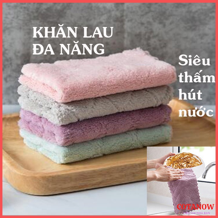 SÉT 10 KHĂN LAU BẾP  2 MẶT ĐA NĂNG MỀM MỊN  _ Giá Bán Sỉ Lẻ | BigBuy360 - bigbuy360.vn