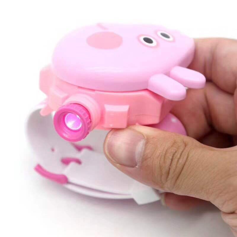 24 phim hoạt hình chiếu Peppa Pig Watch đồng hồ của trẻ em gái 