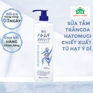 Sữa tắm trắng da Hatomugi chiết xuất từ hạt ý dĩ