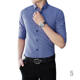 Sơ mi lụa trơn
