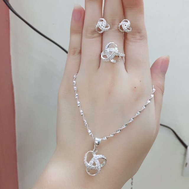 BỘ TRANG SỨC BẠC
