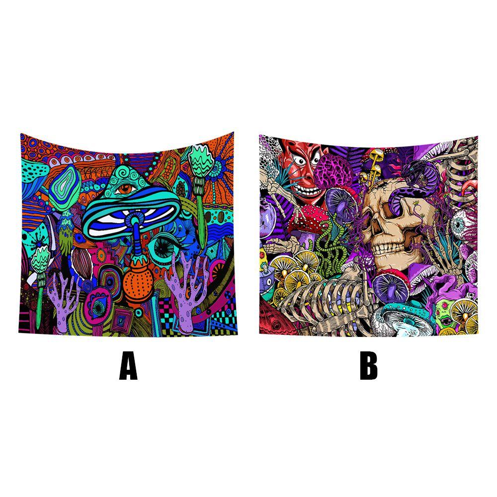 KUNHEV Thảm Treo Tường Bằng Polyester Họa Tiết Hoa Mẫu Đơn Nhiều Màu Sắc Trang Trí Phòng Ngủ