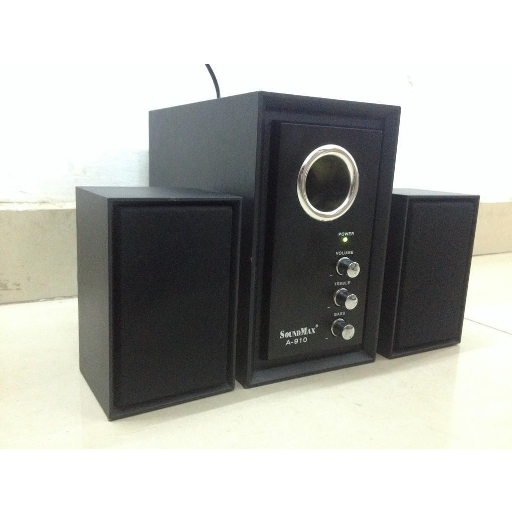 Loa vi tính Soundmax 2.1 910 màu đencòn mới