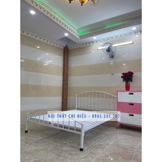 Giường sắt mn04 kích thước 1m2 x 2m