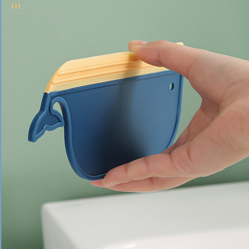 Dụng Cụ Cạo Làm Sạch Cửa Kính Bằng Silicone Hình Cá Voi Đa Năng Cho Nhà Bếp/Phòng Tắm