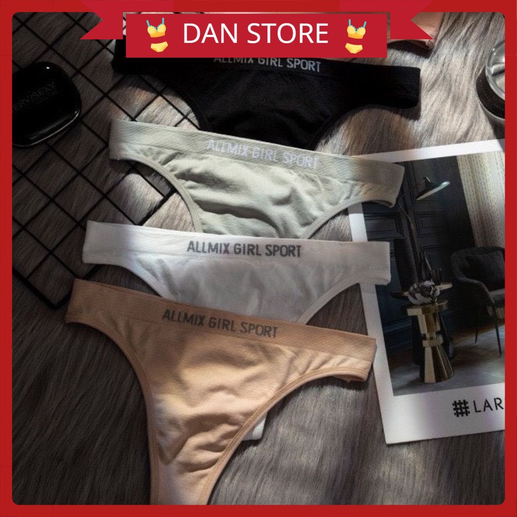 Quần Lót Nữ - Quần Lót Nữ Cotton Lọt Khe thiết kế gợi cảm cá tính sexy DAN STORE MÃ 5868