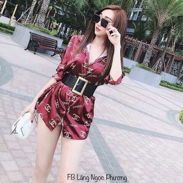 Áo form dài vạt bầu